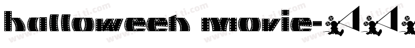 halloween movie字体转换
